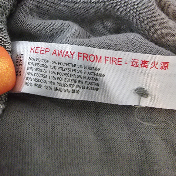 By Anthropology Marisa Hacci Heathered Gray Wide Leg Knit Jumpsuit L - Picture 8 of 8